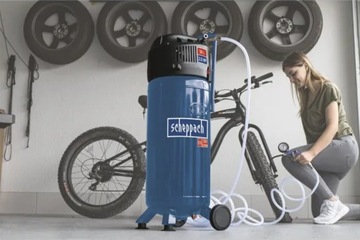 Безмасляный вертикальный компрессор Scheppach HC51V 50л 10 бар