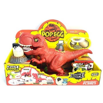 ДИНОЗАВР ТРЕКС ОТКЛАДЫВАЕТ ЯЙЦО, ВЫсиживает МИНИ-ФИГУРУ ДИНО, ХОДИТ, РЕВЕТ СВЕТОДИОД