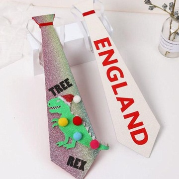 Двусторонний галстук с пайетками и бантом для ребенка