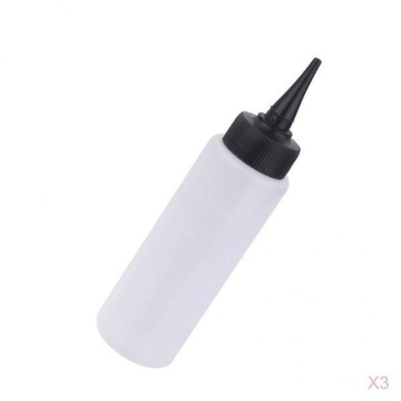 3x 150ml Salon Aplikacyjny Skala Butelka Narzędzia