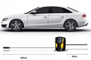 АВТОМОБИЛЬНЫЙ КОМПРЕССОР Насос-компрессор 12 В со светодиодным ЖК-дисплеем