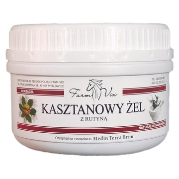 Żel Kasztanowy z Rutyną 350g - Farm-Vix