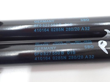 VZPĚRA/TLAKOVAČ TLUMIČ KRYT KUFRU 6F0827550B SEAT IBIZA V 6F 20R