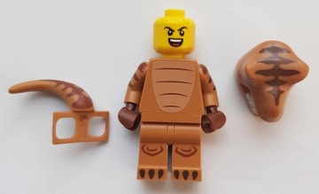 Lego Minifigures col24-6 T-Rex Costume Fan, Series 24