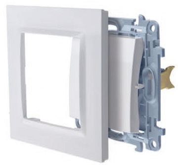 Крестовой соединитель Белый - CW7.01/11 Simon 10