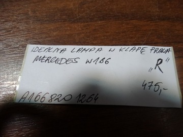 IDEALNI SVĚTLO ZADNÍ PRAVÁ W KRYT MERCEDES W166 1