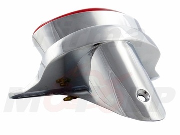 ЗАДНИЙ ФОНАРЬ 12 В 21/5 Вт МЕТАЛЛ ХРОМ ЗАДНЕГО КРЫЛА ОДОБРЕНИЕ E1