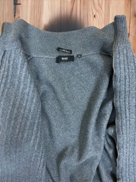 Hugo Boss Dwane Extrafine Merino roz. M męski kardigan wełniany