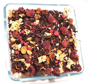 Herbata 100% Owocowa ALHAMBRA 100g MALINY PREMIUM