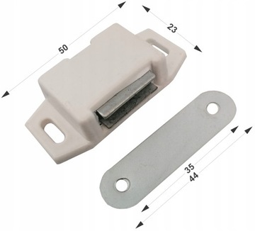 ЗАМОК МЕБЕЛЬНЫЙ МАГНИТНЫЙ ЗАМОК БЕЛЫЙ МАГНИТ