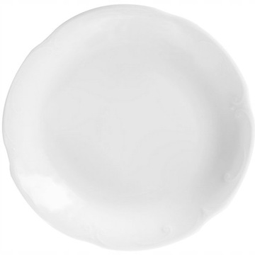 C000 TALERZ PŁYTKI 24 cm Biała KAMELIA CHODZIEŻ