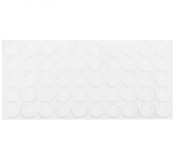 ODBOJNIK SAMOPRZYLEPNY SILIKONOWY 7x1,5 50szt