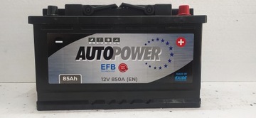 AKUMULATOR AUTOPOWER 12V 85Ah 850A EFB Start-Stop