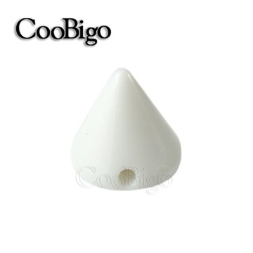 500pcs 8mm Punk Cone Stud Bead Spike Rivet Colorful Plastic For Bracelet