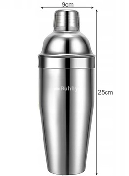 Барменский набор для напитков и коктейлей Шейкер 700 мл 6 шт. в подарок