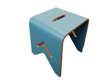 Taboret taborecik dziecięcy kolorowy niebieski 35