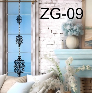 Подвеска-гирлянда 3x ажурная, ромбовидная цепочка Glamour для украшения кухни гостиной