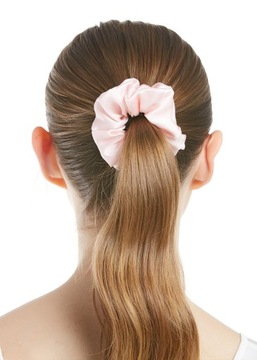 100% Jedwabna gumka do włosów różowa ROSA