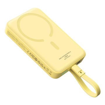 POWER BANK Z KABLEM BASEUS 10000MAH 30W USB-C MAGSAFE ŁADOWANIE INDUKCYJNE