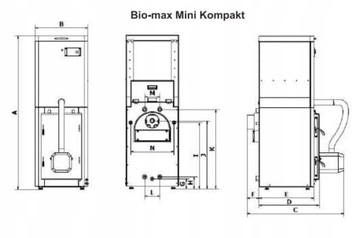 LUMO ПЕЛЛЕТНЫЙ КОТЕЛ BIO MAX MINI COMPACT 15 кВт