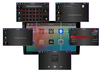 АВТОМОБИЛЬНЫЙ РАДИО 2 DIN ANDROID AUTO CARPLAY RDS WIFI GPS 4 ГБ 9