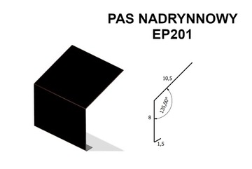 Pas nadrynnowy EP201 czarny 9005