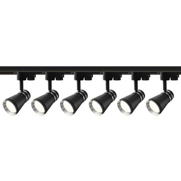 ZESTAW 6x LAMPA LED REFLEKTOR GU10 SZYNOPRZEWÓD 2M