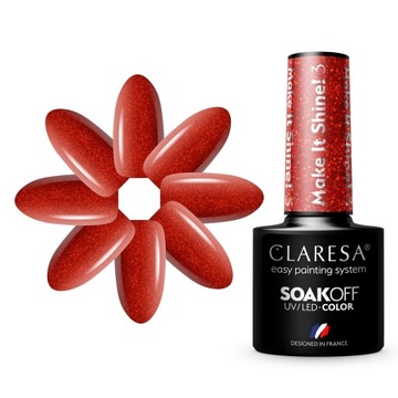 Гибридный лак для ногтей CLARESA СДЕЛАЙТЕ СИЯНИЕ! - 3 5г