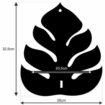 Деревянная подвесная подставка для цветов LOFT на стену MONSTERA