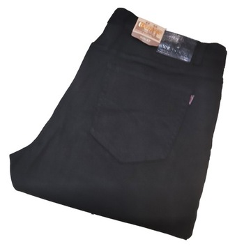 10XL DUŻE SPODNIE STRECZ KLASYK CZARNY PAS 140CM
