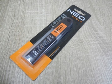Сломанные лезвия SK2, черный Tapeciak, 18 мм, сменные, 10 шт. NEO Tools