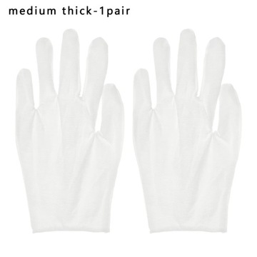 Лидер продаж, 1 пара белых хлопчатобумажных перчаток для труда