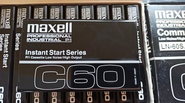 Maxell Professional Industrial C60 1996 JAPAN 1szt