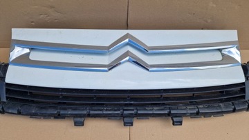 CITROEN BERLINGO 2 II 3 III 08-12R. MŘÍŽKA MASKA ORIGINÁLNÍ KOMPLETNÍ BÍLÁ