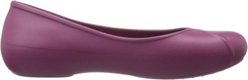 CROCS LEKKIE BALERINY OLIVIA FIT DO PRACY OCIEPLANA WKŁADKA W8 38-39 38,5