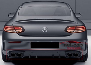 DYFUZOR SPOILER KONC MERCEDES C205 A205 C43 AMG B