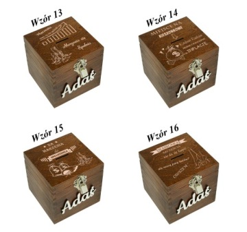 ДЕРЕВЯННАЯ копилка ПОДАРОК ​​ДЕТЯМ XXL ОРЕХ