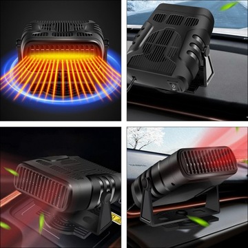 Портативный автомобильный USB-вентилятор с обогревателем Fogger