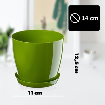 КРЫШКА ДЛЯ ЦВЕТОЧНОГО ВАЗОНА С ПОДСТАВКОЙ ЦВЕТОЧНЫЙ ВАЗ 14 см ЦВЕТА