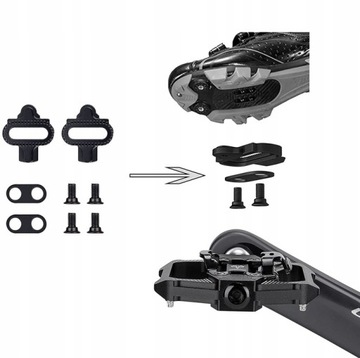 ПЛАТФОРМА ПЕДАЛИ ДЛЯ ВЕЛОСИПЕДА MTB с SPD, двусторонние