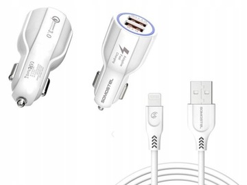 Автомобильное зарядное устройство Somostel SA45B, 2 x USB, 3 А