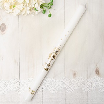 ПРИЧАСТНИЧЕСКАЯ СВЕЧА, ручная работа, различные узоры