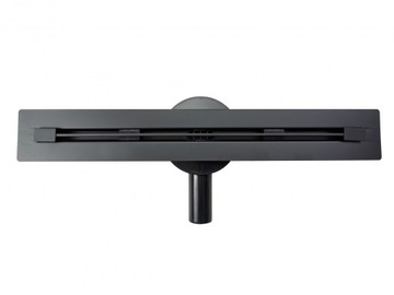 Линейный слив Slim 60 см Черный