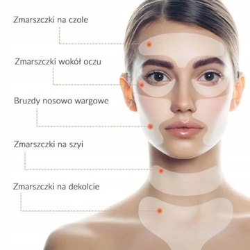 PLASTRY PRZECIWZMARSZCZKOWE LIFTINGUJĄCE DO USUWANIA ZMARSZCZEK 11SZT