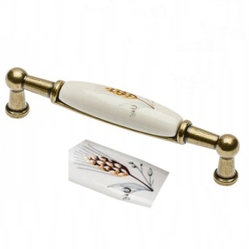 UCHWYT PORCELANOWY COUNTRY 728B GTV ROZSTAW 96MM