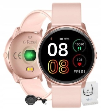 ZEGAREK DAMSKI SMARTWATCH G. ROSSI CIŚNIENIE SMS