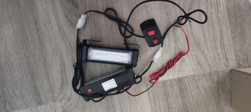 СИГНАЛЬНАЯ ЛАМПА 6 СВЕТОДИОД МИГАЕТ СИНИМ СТРОБОМ