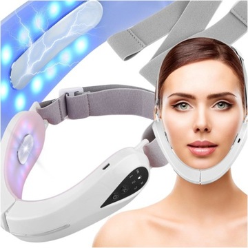 МАССАЖЕР ДЛЯ ЛИЦА ПОДБОРОДОК ЛИФТИНГ LED THERAPY 2in1 PL