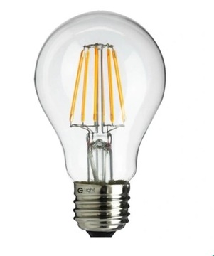 ŻARÓWKA FILAMENT LED E-27 CIEPŁA 6W -720 LUMENÓW