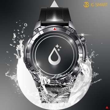 SMARTWATCH MĘSKI ZEGAREK MENU PL ROZMOWY CIŚNIENIE 500mAh AMOLED + 3 paski